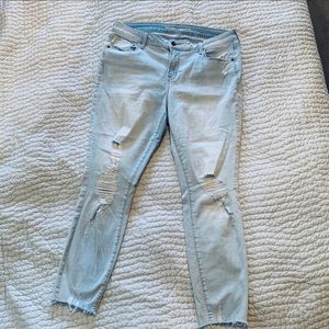 Old Navy Rockstar distressed jeans